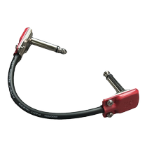 New Space Master Effector Noise Reduction Cable Metal Flat Head Guitar Single Block 6 5 Audio Short Cable 15cm
