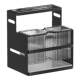 Integrated knife holder and chopstick tube storage rack
