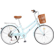 Official Flagship Store Permanent Signs Commuter Bike Variable-speed Ultralight Bike Ladys adult junior high school student 24 inches