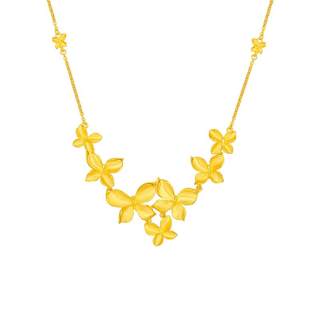 Zhou Taisheng's happy wedding gold necklace