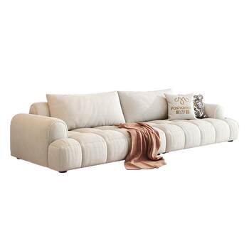Pashaman cream style marshmallow sitting fabric sofa Pashaman cream style marshmallow sitting fabric sofa