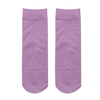 Легкие бархатные носки конфетного цвета на лето