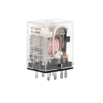 Small intermediate relay JQX-13F electromagnetic AC DC switch 220V12V24V8 feet 14 feet HH52P