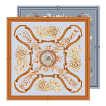 Wanshili 2024 autumn new product mulberry silk scarf double-sided heterochromatic 75cm square scarf Chinese Valentines Day gift Ode to flowers