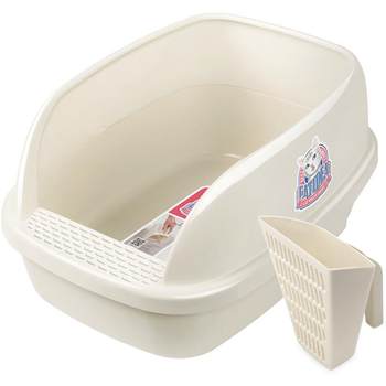 Catlux litter box anti-splash semi-enclosed extra large size