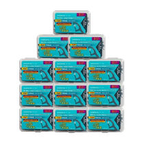 Watsons Bamboo Charcoal Flat Thread Multi-effect Care Floss Sticks 50 x 12 Box Family Pack Oral Teeth Cleaning Dirt