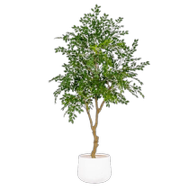 Grand orme simulé argent arbre faux arbre décoration avancée bionique plante verte banian intérieur salon ornements darbre au sol