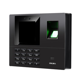 Deli face recognition attendance machine fingerprint punch card machine