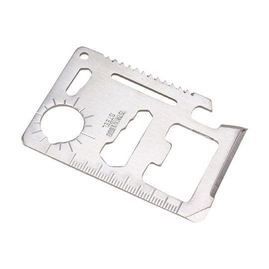 户外便携卡刀野外生存装备救生卡 精品多用途多功能刀卡工具卡