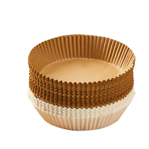 Air fryer special paper plate paper tray tin paper oil-absorbing paper food pad paper household oven baking silicone oil paper 2206