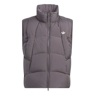 保暖鸭绒立领羽绒运动背心马甲adidas Originals阿迪达斯三叶草