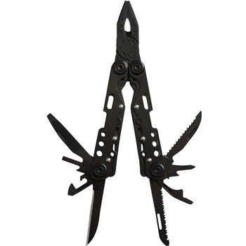 All-steel folding knife with multifunctional pliers