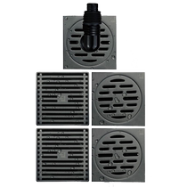 Submarine invisible floor drain cover core bathroom sewer copper deodorizer shower room bathroom large displacement 2159