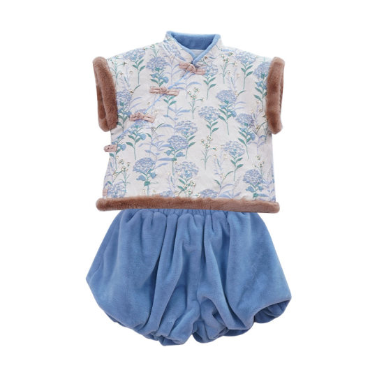 2022 children's clothing winter new year clothing vest children's suit