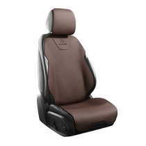 Genuine leather car seat cushion universal for all seasons half-pack seat cover suede summer breathable seat cushion 2023 new seat cover
