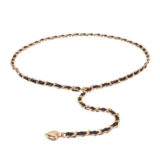 Waist chain women's chain braided alloy ins style