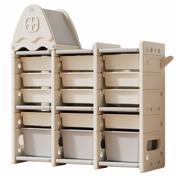 Children's bookshelf storage racks