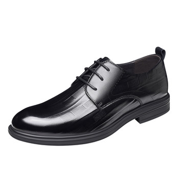 Old man's head heightening business formal men's leather shoes