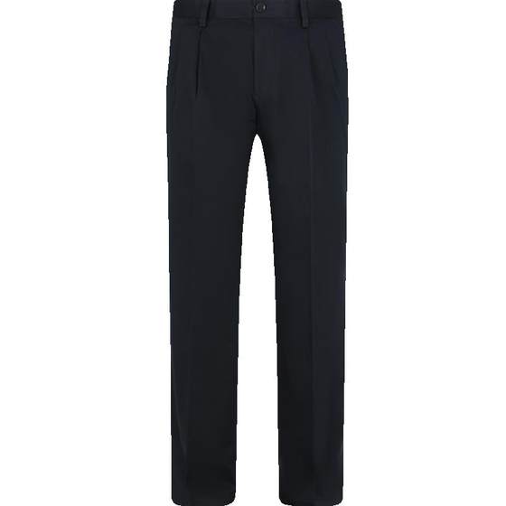 
[No ironing and anti-wrinkle] Pure cotton double pleated casual pants for summer men's business casual straight loose trousers for men