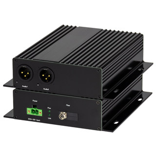 Audio optical transceiver acas two-way xlr broadcast grade