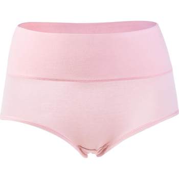 Fully cotton bottom crotch high waist belly-closing antibacterial briefs