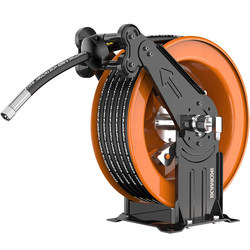 New High-Pressure Grease Hose Reel, Automatic Retractable and Convenient Hose Reel, Special Hose Collection Tool for Excavators