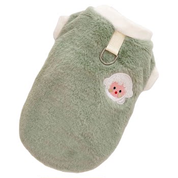 The fleece is wrapped into a small ball of meat, and the tail is wagging to reveal a sweet taste