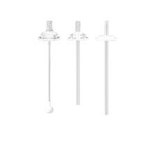 Suitable for pigeon milk bottle accessories universal direct drinking straw accessories learning drinking duck mouth pacifier gravity ball third generation handle