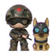 2025 cool military doll ornaments are cute and domineering