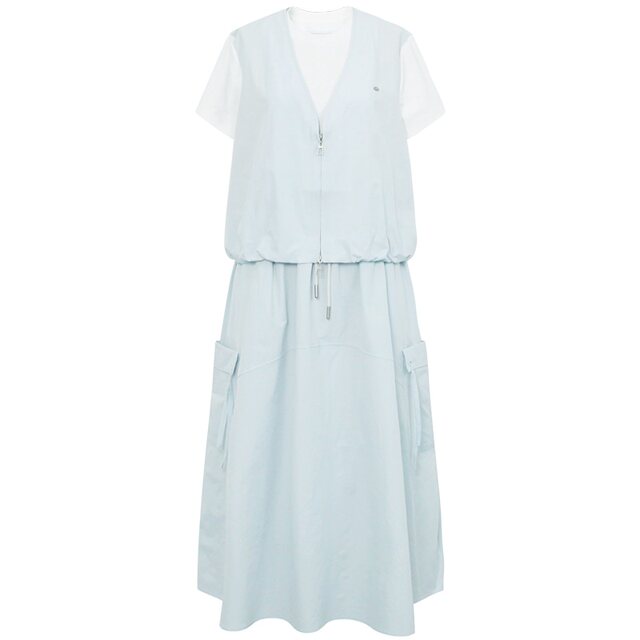 Duoyi Korean light workwear style ຊຸດສອງສິ້ນປອມ