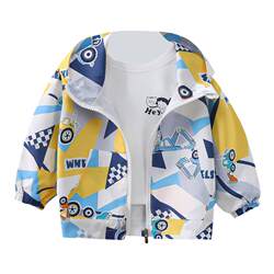 Boys Church Coat Autumn 2023 New Western Children's Spring and Autumn Little Girl Sports Hooding Top Tide