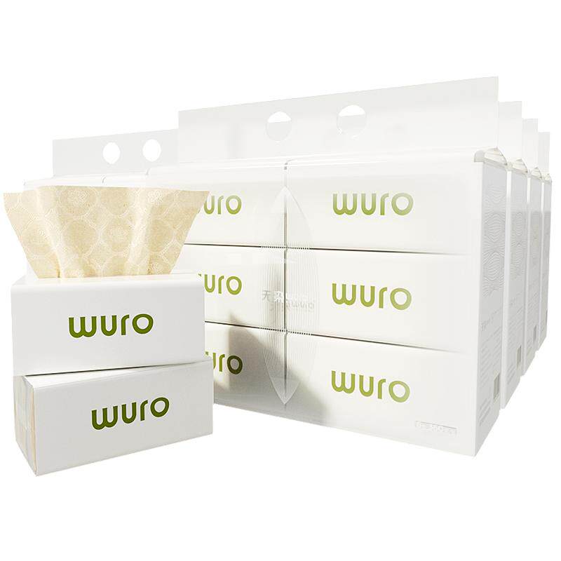 无染本色纸巾大包抽纸家用整箱实惠装大号卫生纸餐巾纸面巾纸24包