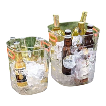 亚克力冰桶装冰块的桶酒吧网红商用高颜值香槟塑料小号啤酒冰粒桶
