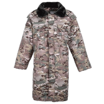 Russian military coat mens winter thickened new Northeast cold-proof cotton coat cold zone extended cotton-padded jacket for women
