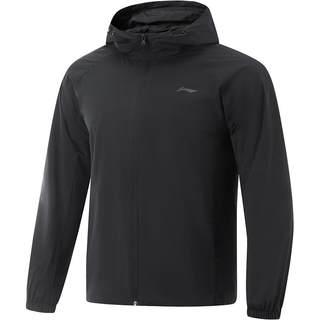 李宁运动风衣外套男健身跑步防泼水秋季加绒保暖夹克运动服夹克