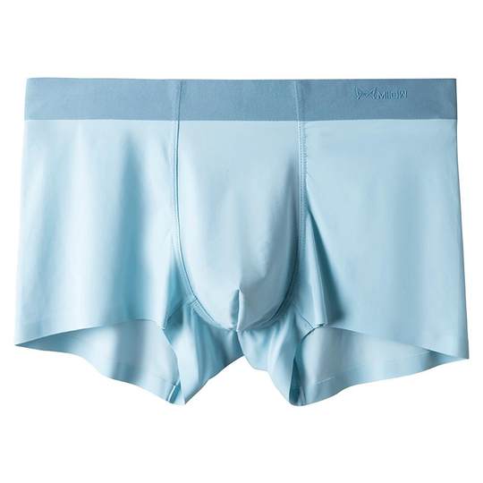 Catman Ice Silk Antibacterial Men's Underwear Seamless Corners