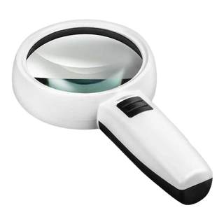 放大镜高清40倍玻璃手持式带灯老人阅读高倍维修鉴定专用学生