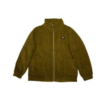2024 ພາກຮຽນ spring and autumn stand collar M label chenille coat short color solid top-middle-aged and older spring and autumn coat women’s wear