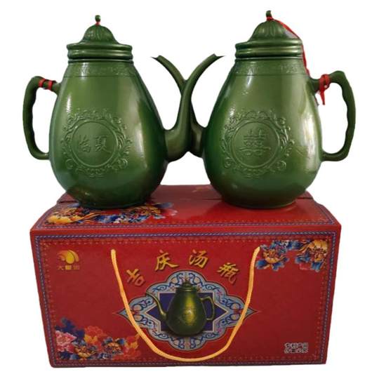 Hui wedding dowry soup bottle, a pair of Linxia kettles, a special gift box for Wudhu, elegant and beautiful