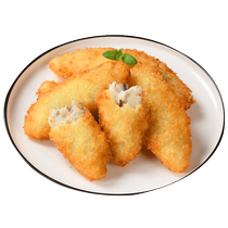 Глубоководные Плоты Cod Cod Fish Cake Air Fryer Полуфабрикаты Из Замороженных Блоков Cod Которые Дополняются Жаренными Плотами Cod