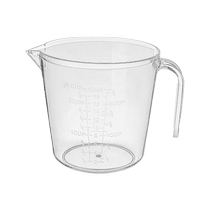 Measuring cup with scale plastic cup high temperature resistant small measuring cup measuring spoon milk tea shop special baking tools home