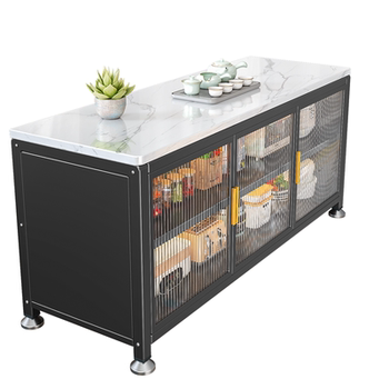 Kitchen slate storage rack storage cabinet