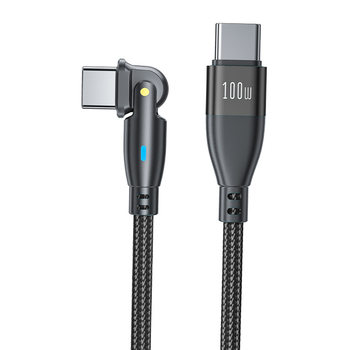 Pd Fast Charging Protocol 100W Dual-Head Type-C Fast Charging Data Cable Laptop Charging Cable Tablet Android Phone Suitable for Huawei Oppo Xiaomi Vivo Super Flash Charging Cable Dual C-Port