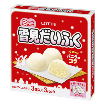 Lotte japan imported glutinous rice yukimi daifuku ice cream