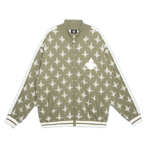 PALLADIUM Paladin new knitted jacket womens iris jacquard cardigan couple tops 178021