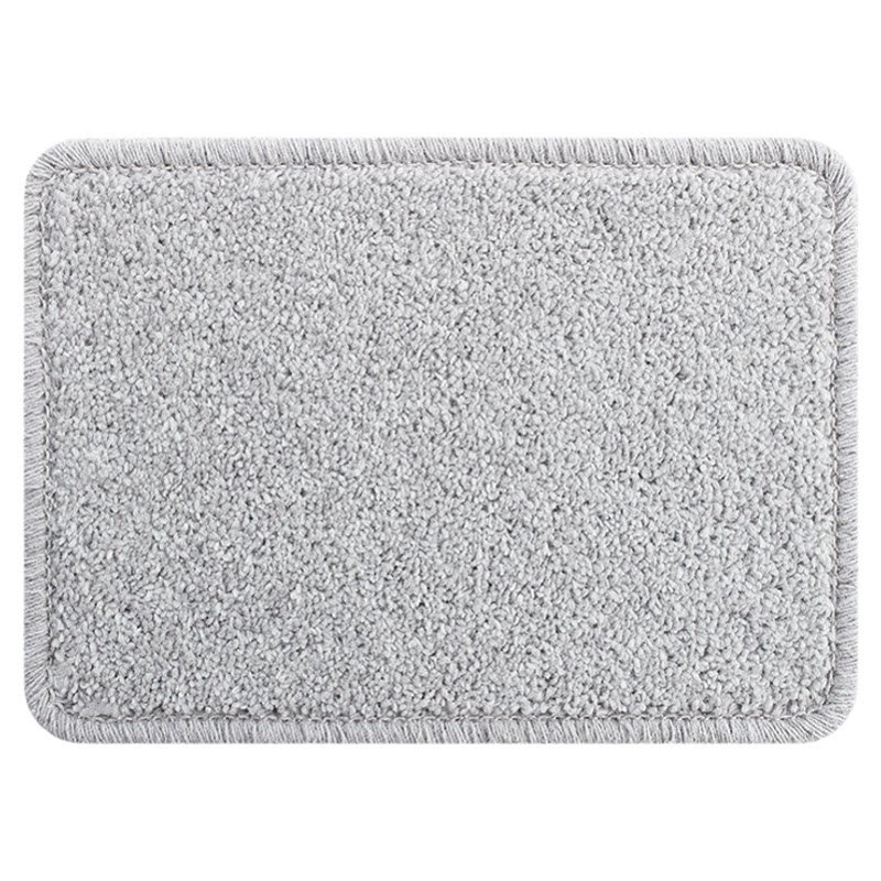 Wool light luxury carpet solid color simple living room floor mat