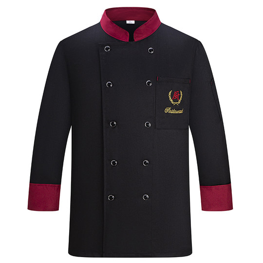 Free customized printed LOGO for catering chef work clothes