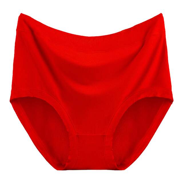 Fat MM 240 pounds breathable modal underwear women's butt lift high waist belly control plus size women's solid color briefs pure