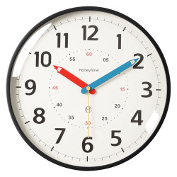 Silent Wall Clock for Living Room, Children's Bedroom, Simple and Creative 2026 New Model, Wall-Mounted Clock for Students, No Drilling Required