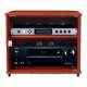 Amplifier cabinet speaker tripod equipment cabinet home theater